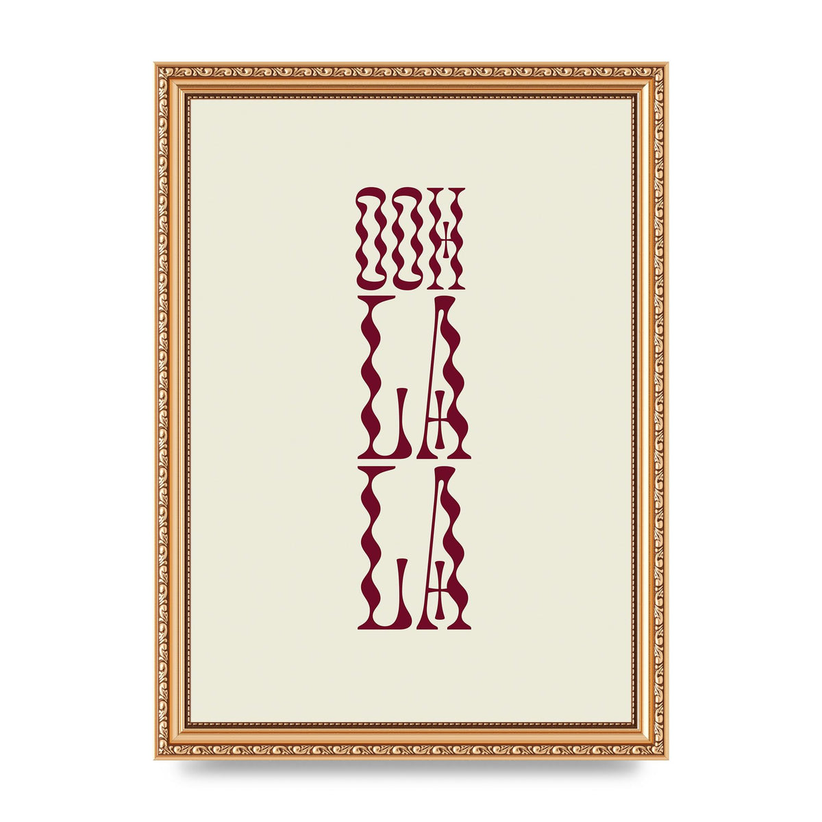 Ooh La La Quote" Art For The Home - A4 framed