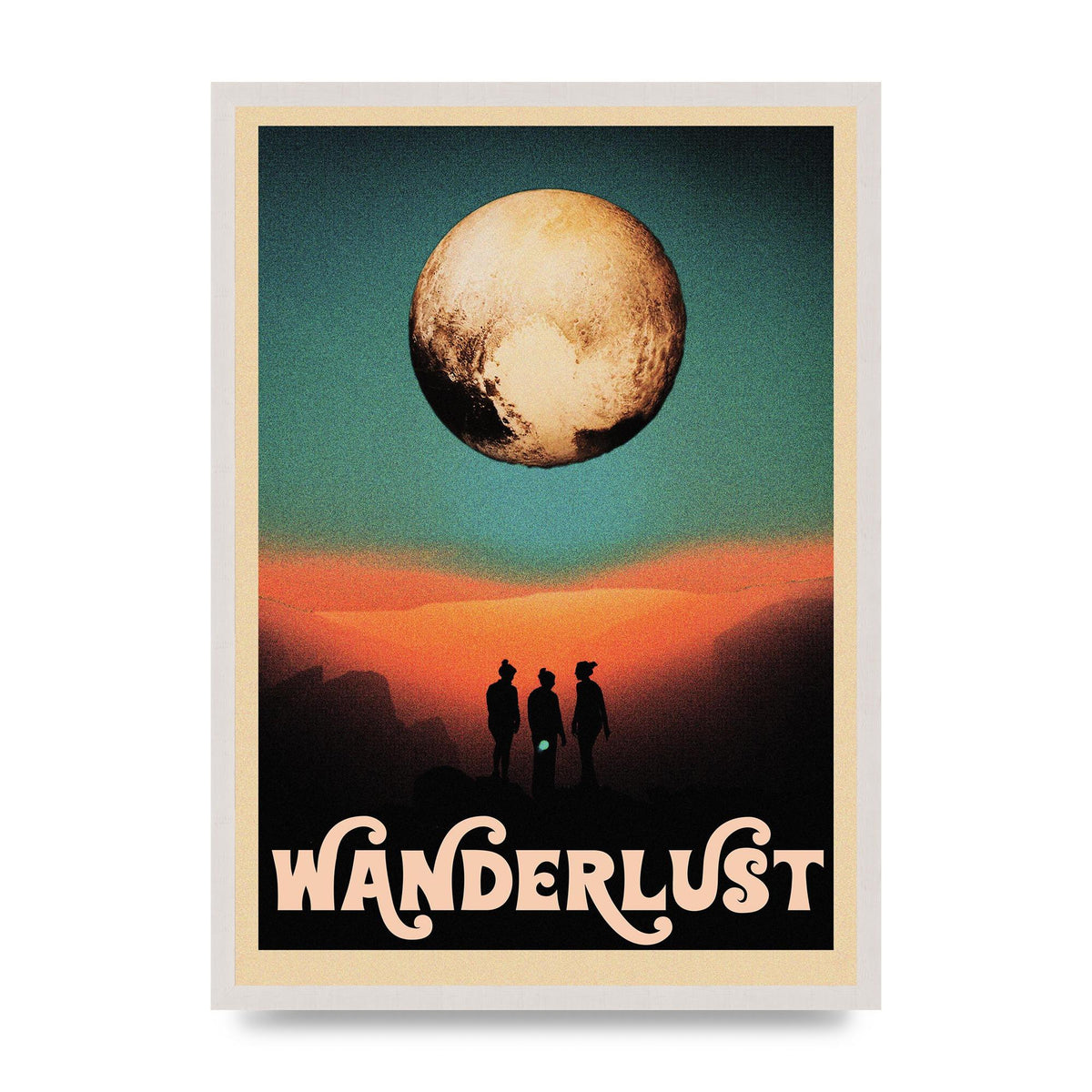 Wanderlust Wall Art - A2 framed
