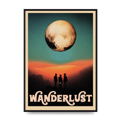 Wanderlust Wall Art - A2 framed