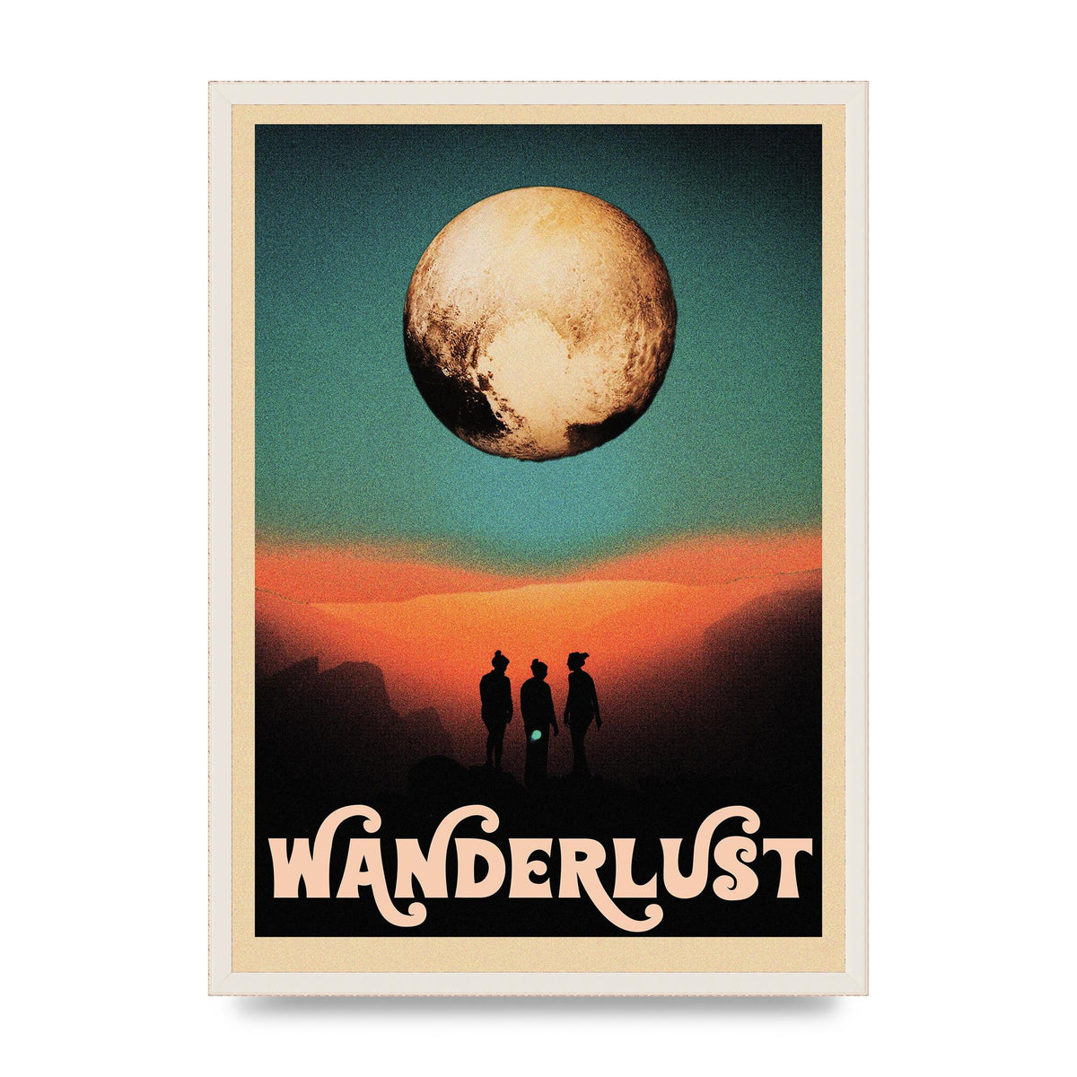 Wanderlust Wall Art - A2 framed