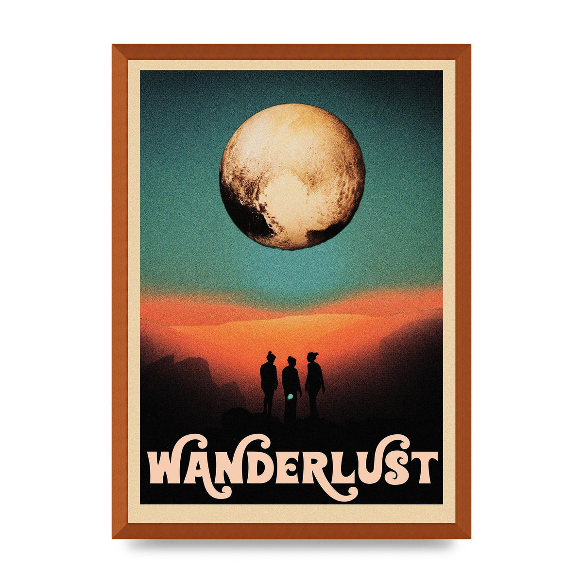 Wanderlust Wall Art - A2 framed