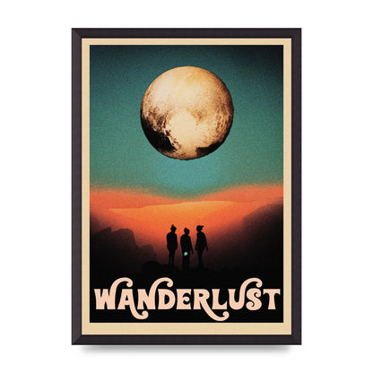Wanderlust Wall Art - A2 framed