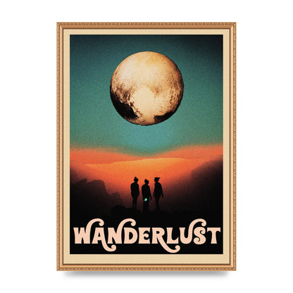 Wanderlust Wall Art - A2 framed