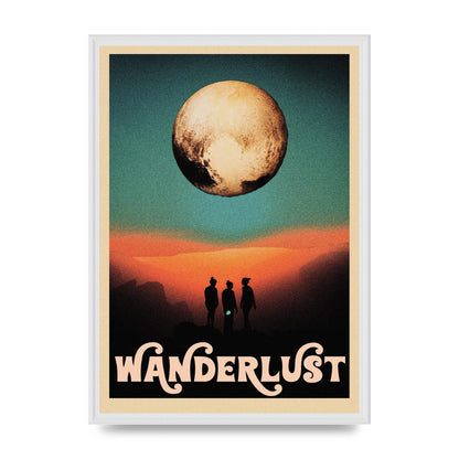 Wanderlust Wall Art - A2 framed