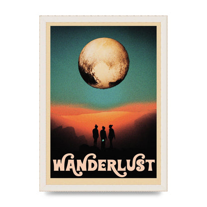 Wanderlust Wall Art - A3 framed