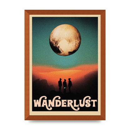 Wanderlust Wall Art - A3 framed