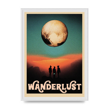 Wanderlust Wall Art - A3 framed