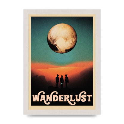 Wanderlust Wall Art - A4 framed