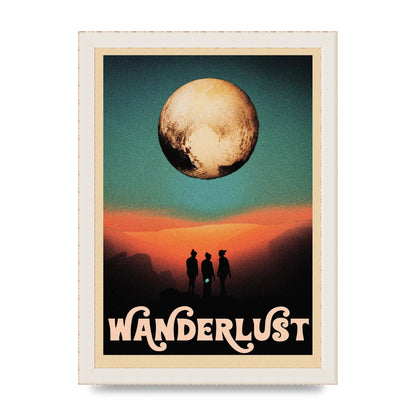 Wanderlust Wall Art - A4 framed