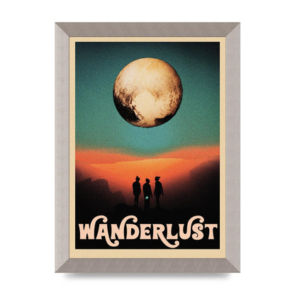 Wanderlust Wall Art - A4 framed