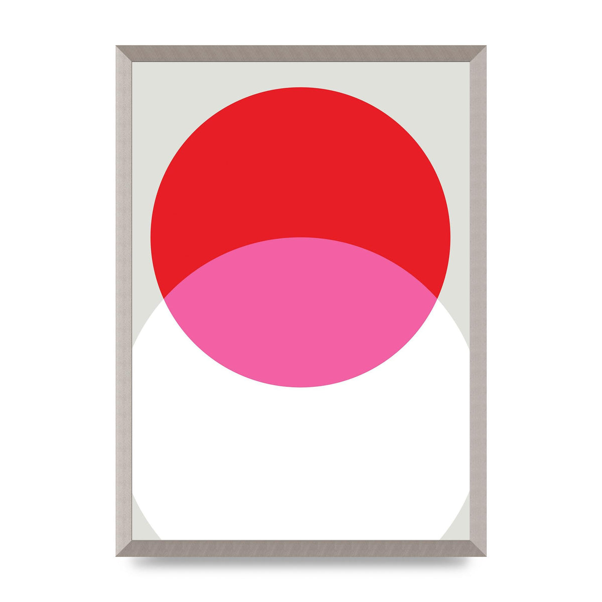 Abstract Rgb Shape One Printed Poster - A2 framed