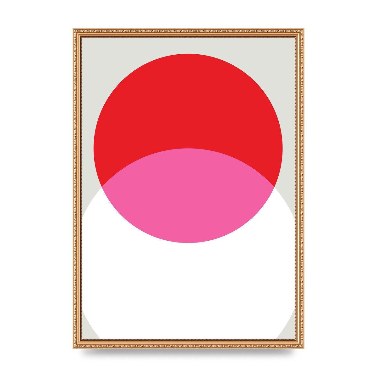 Abstract Rgb Shape One Printed Poster - A2 framed