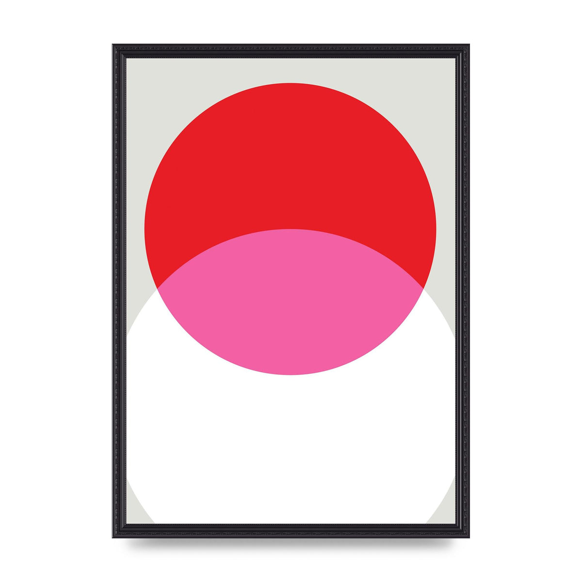 Abstract Rgb Shape One Printed Poster - A2 framed