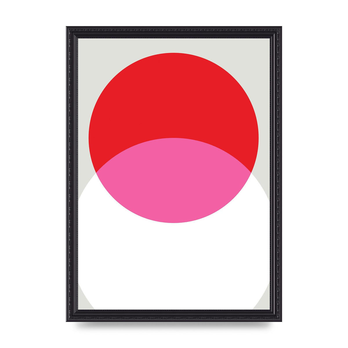 Abstract Rgb Shape One Printed Poster - A3 framed