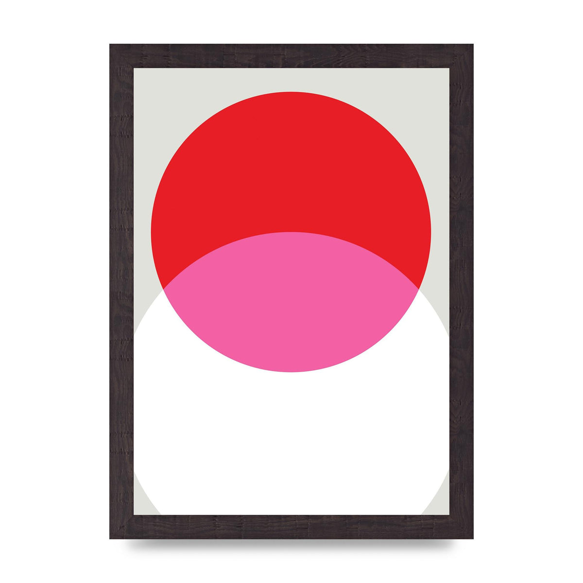 Abstract Rgb Shape One Printed Poster - A4 framed