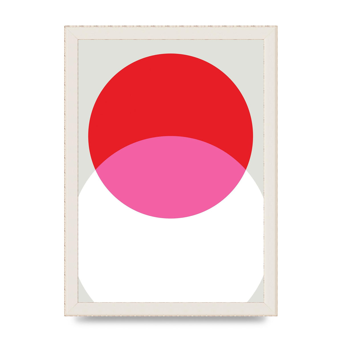 Abstract Rgb Shape One Printed Poster - A4 framed