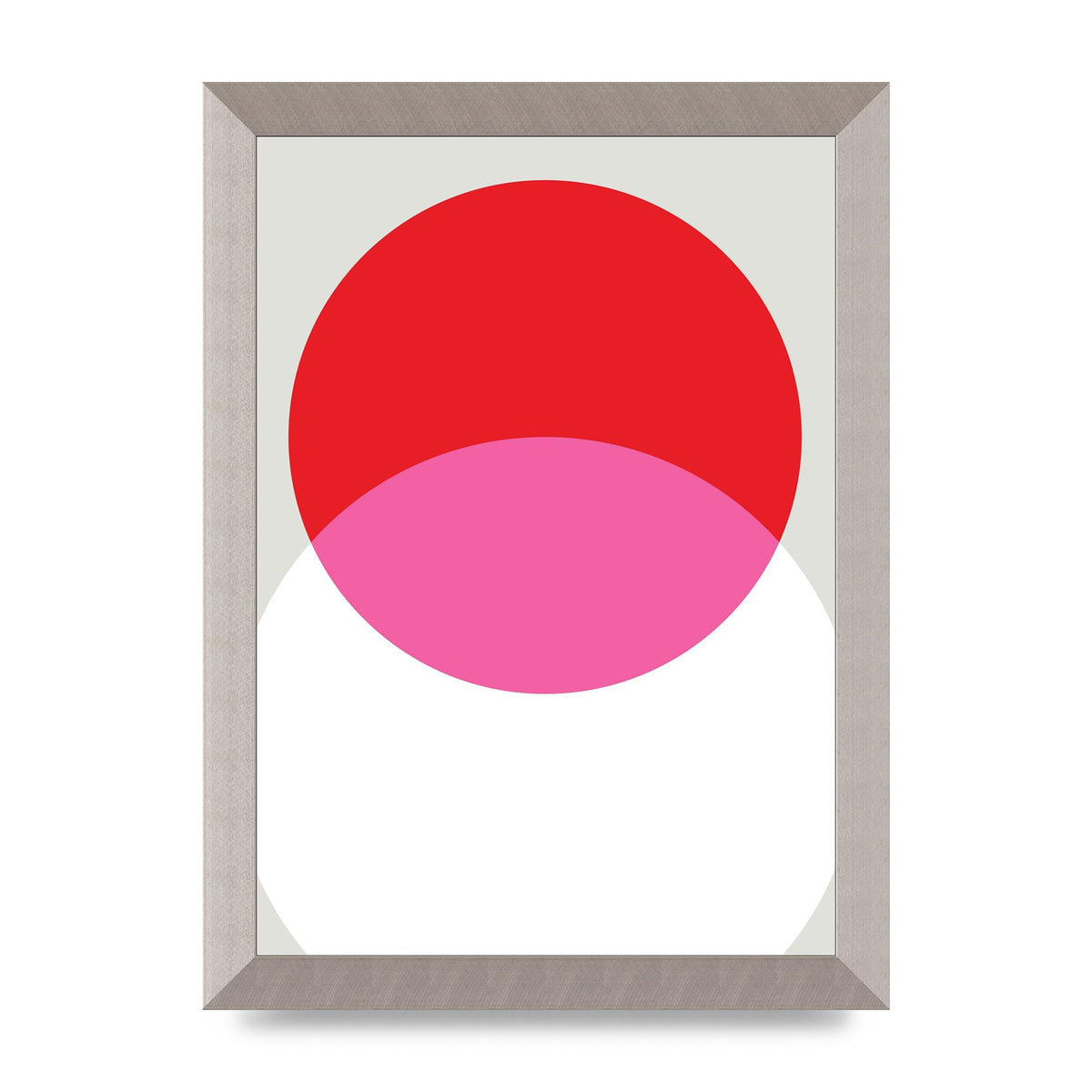 Abstract Rgb Shape One Printed Poster - A4 framed