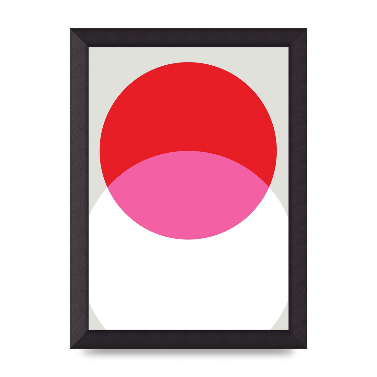 Abstract Rgb Shape One Printed Poster - A4 framed