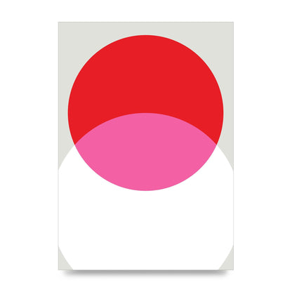 Abstract Rgb Shape One Printed Poster - unframed print