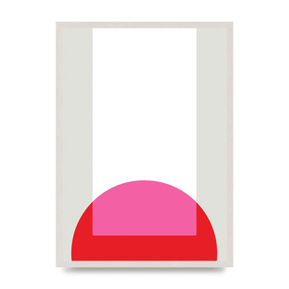 Abstract Rgb Shape Two Wall Art - A2 framed