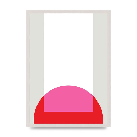 Abstract Rgb Shape Two Wall Art - A2 framed