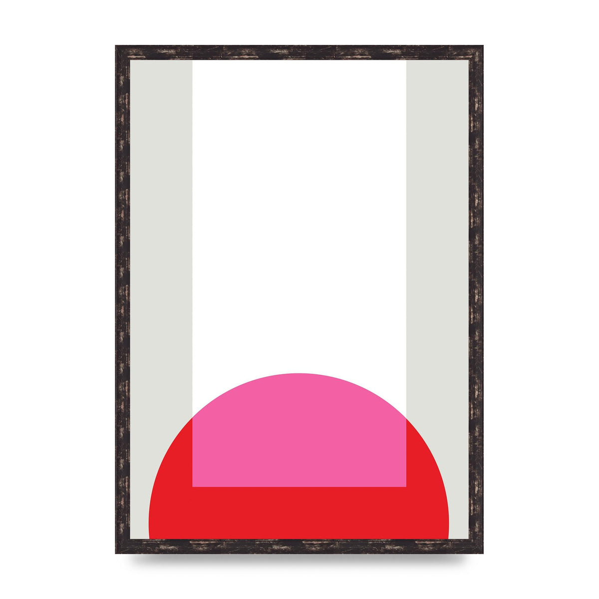 Abstract Rgb Shape Two Wall Art - A2 framed