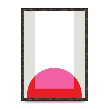 Abstract Rgb Shape Two Wall Art - A2 framed