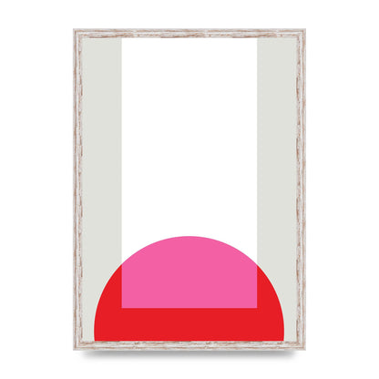 Abstract Rgb Shape Two Wall Art - A2 framed