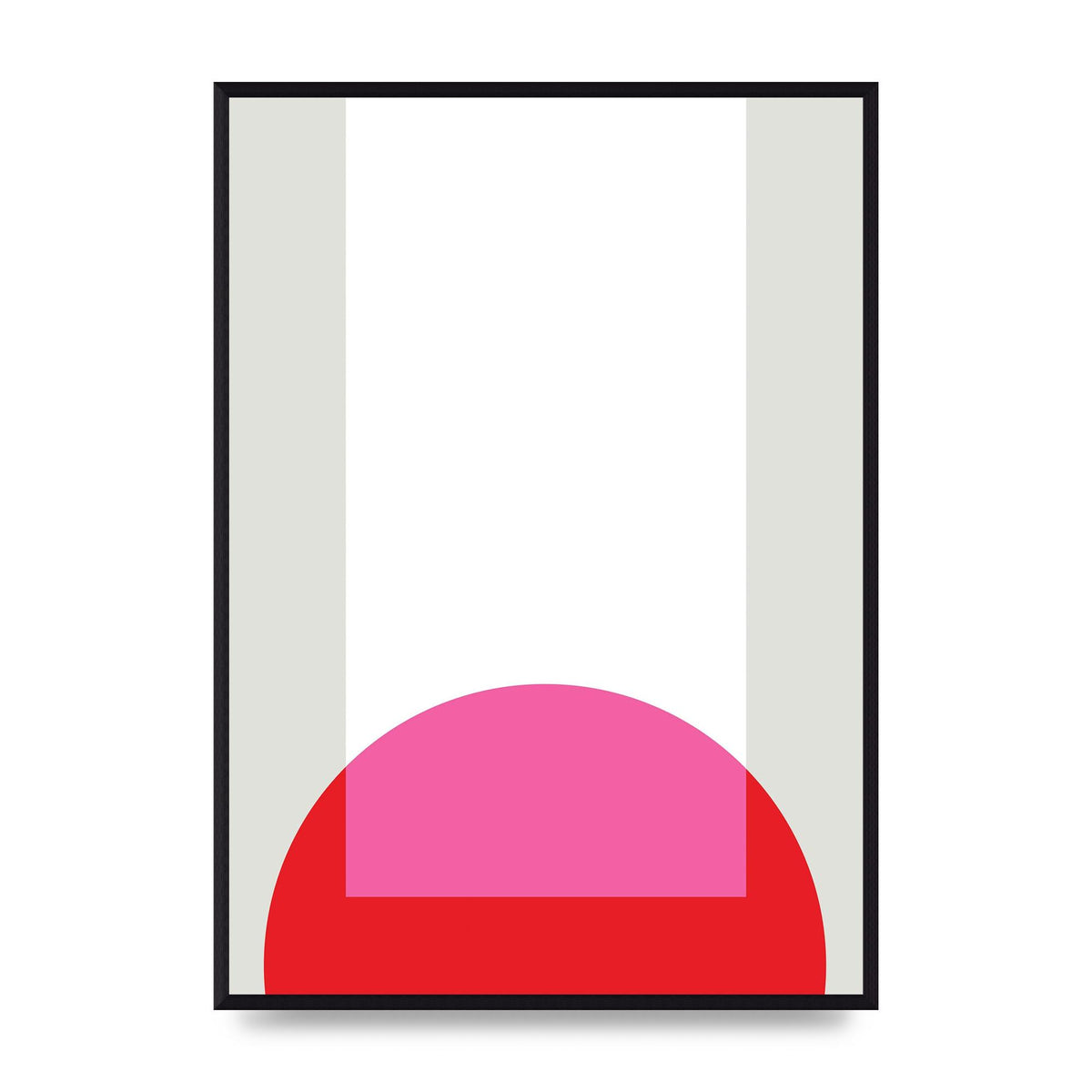 Abstract Rgb Shape Two Wall Art - A2 framed