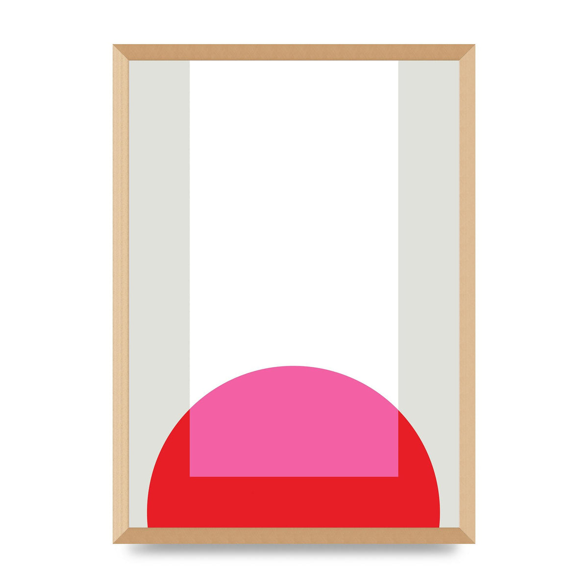 Abstract Rgb Shape Two Wall Art - A2 framed