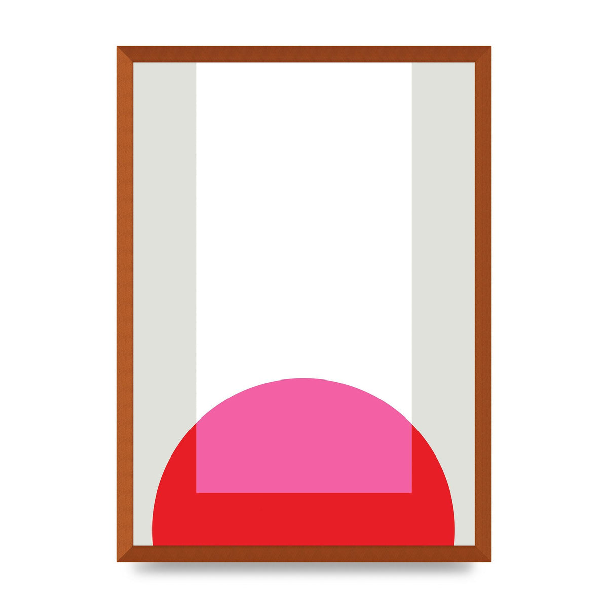 Abstract Rgb Shape Two Wall Art - A2 framed