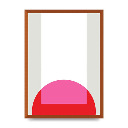 Abstract Rgb Shape Two Wall Art - A2 framed
