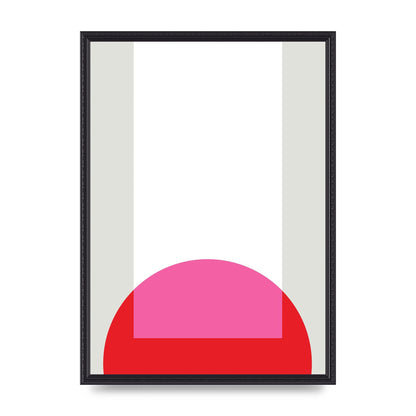 Abstract Rgb Shape Two Wall Art - A2 framed