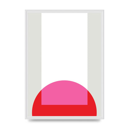 Abstract Rgb Shape Two Wall Art - A2 framed