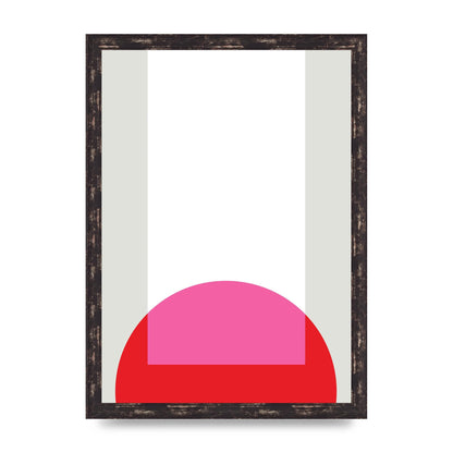 Abstract Rgb Shape Two Wall Art - A3 framed