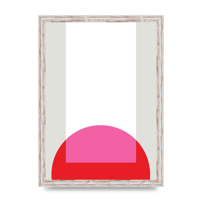 Abstract Rgb Shape Two Wall Art - A3 framed