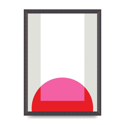 Abstract Rgb Shape Two Wall Art - A3 framed