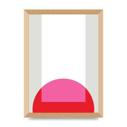 Abstract Rgb Shape Two Wall Art - A3 framed