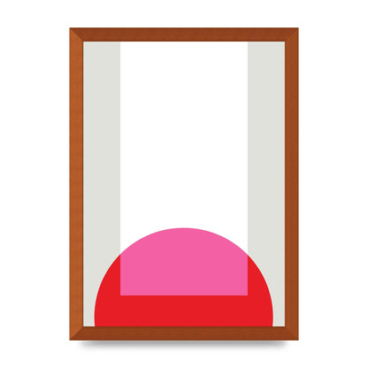 Abstract Rgb Shape Two Wall Art - A3 framed