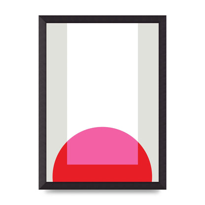 Abstract Rgb Shape Two Wall Art - A3 framed