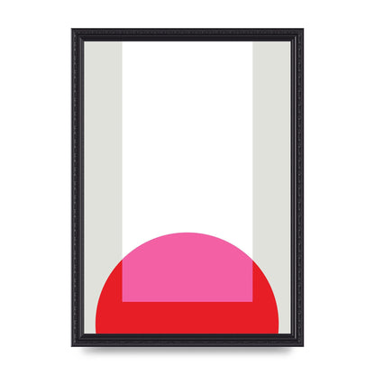Abstract Rgb Shape Two Wall Art - A3 framed