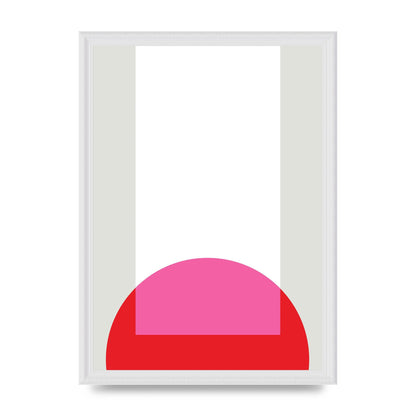 Abstract Rgb Shape Two Wall Art - A3 framed