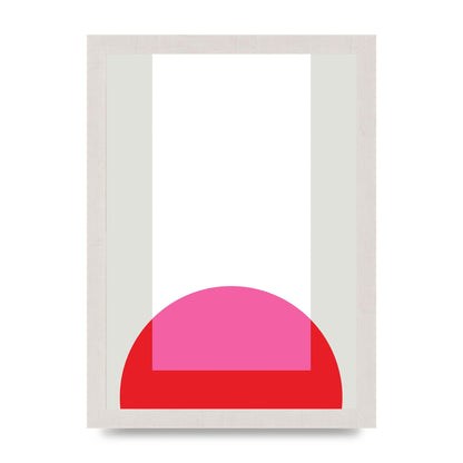 Abstract Rgb Shape Two Wall Art - A4 framed
