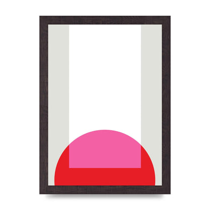 Abstract Rgb Shape Two Wall Art - A4 framed