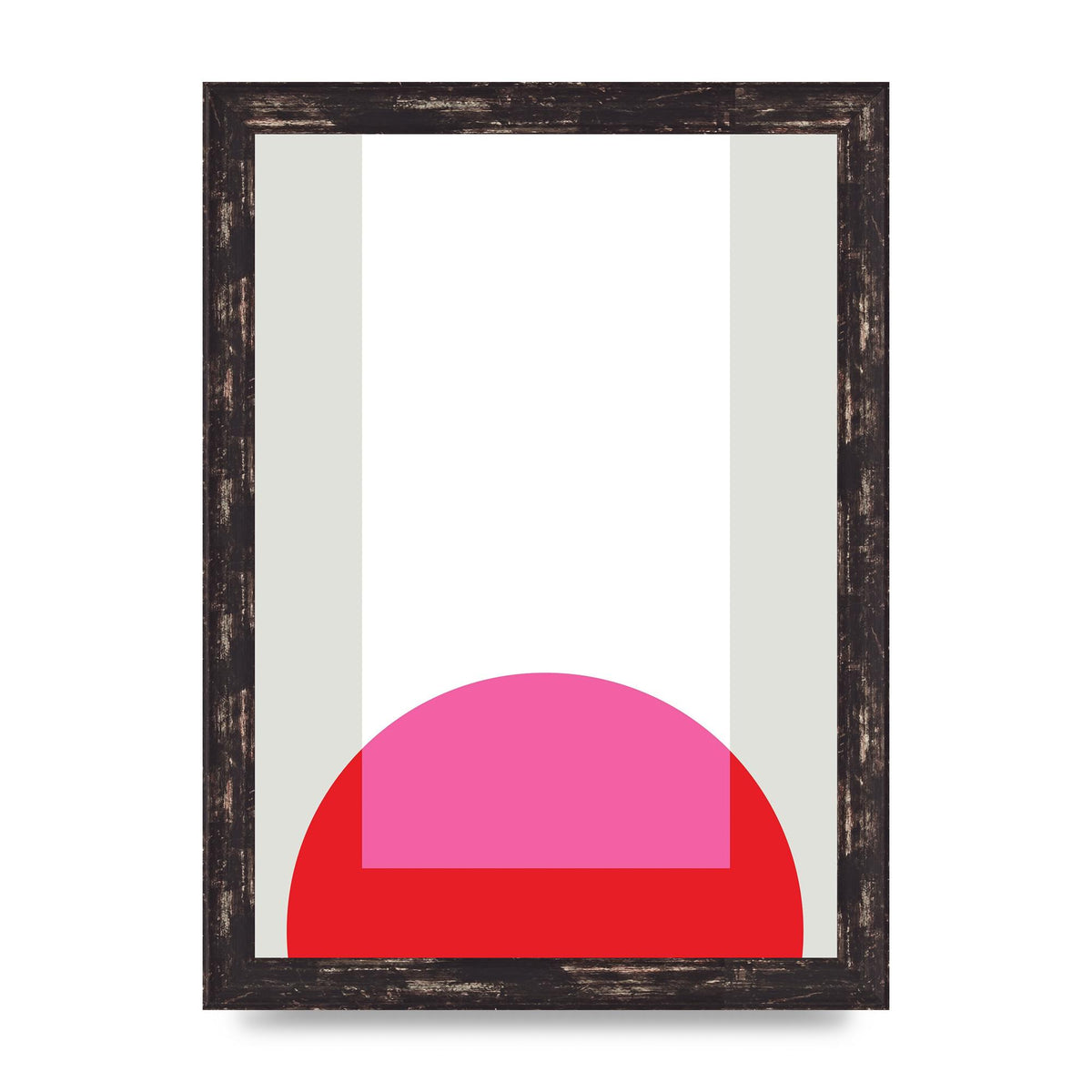 Abstract Rgb Shape Two Wall Art - A4 framed