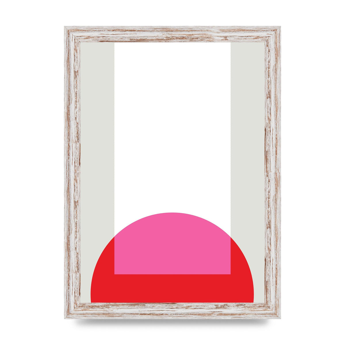 Abstract Rgb Shape Two Wall Art - A4 framed