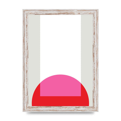 Abstract Rgb Shape Two Wall Art - A4 framed
