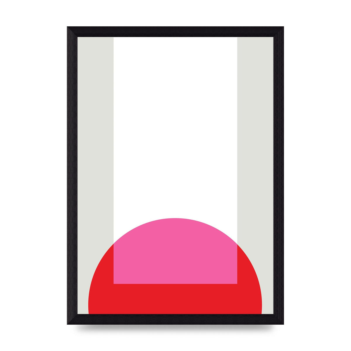 Abstract Rgb Shape Two Wall Art - A4 framed