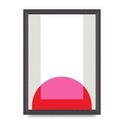 Abstract Rgb Shape Two Wall Art - A4 framed