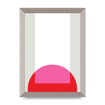 Abstract Rgb Shape Two Wall Art - A4 framed
